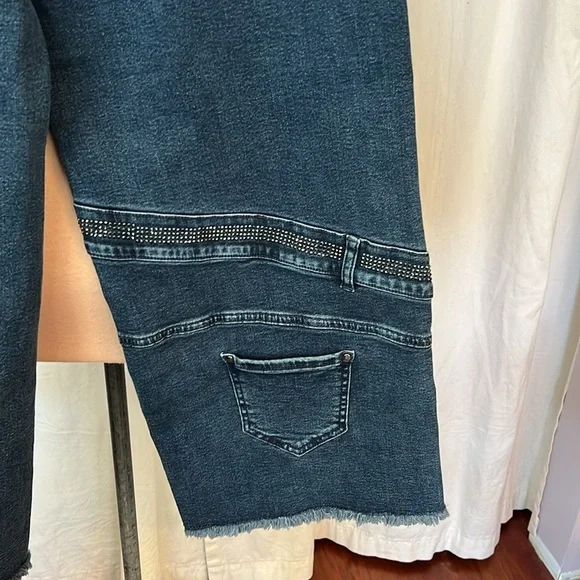 Zane’s Jean Pants L NWT Elastic Waist - Picture 4 of 15